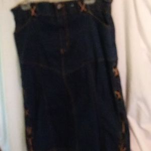 14 Starwear lace-up side front /back Pockets Skirt